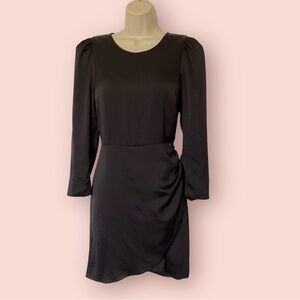 Aritzia Wilfred Black Long Sleeve Dress